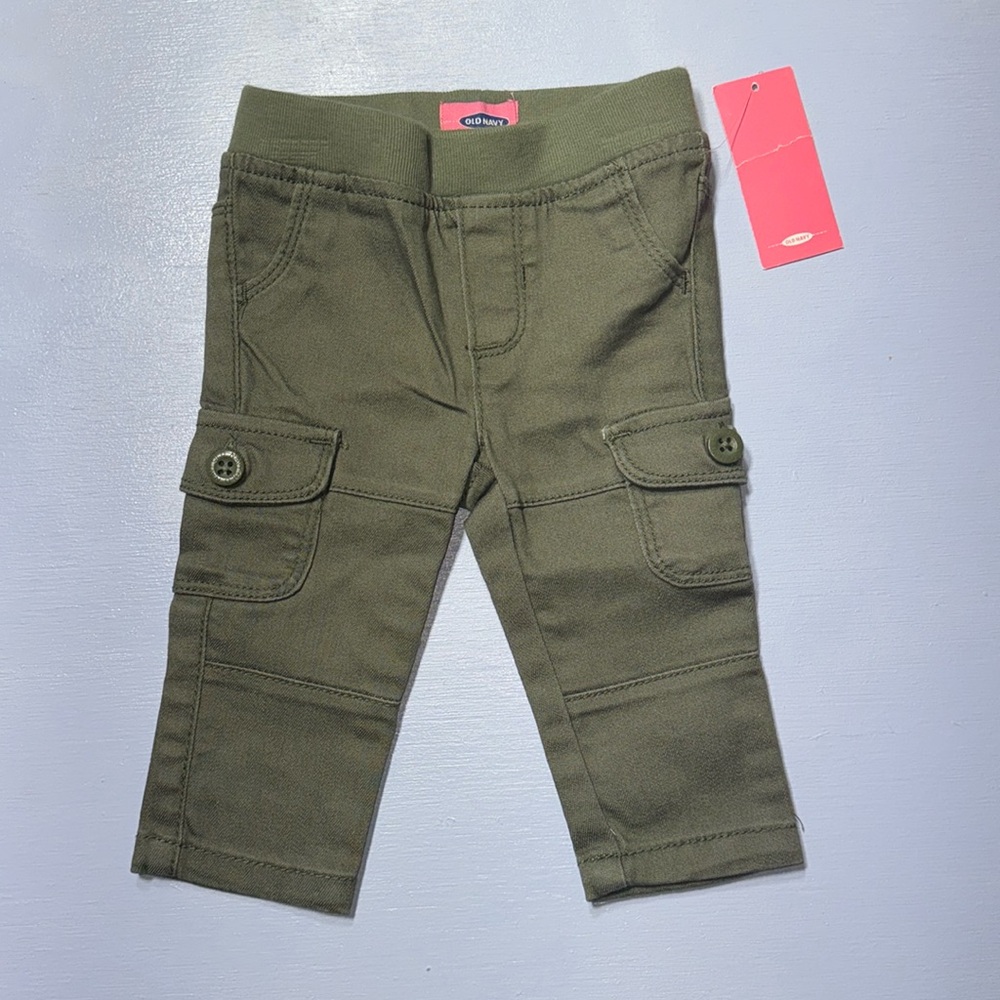 Girls Cargo Pull on Pants